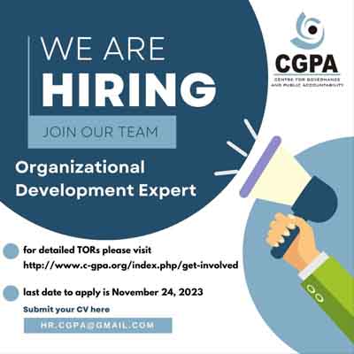 Organizational Development Expert - CGPA Jobs