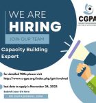 Capacity Building Expert - CGPA Jobs