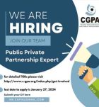 Public Private Partnership Expert - CGPA Jobs